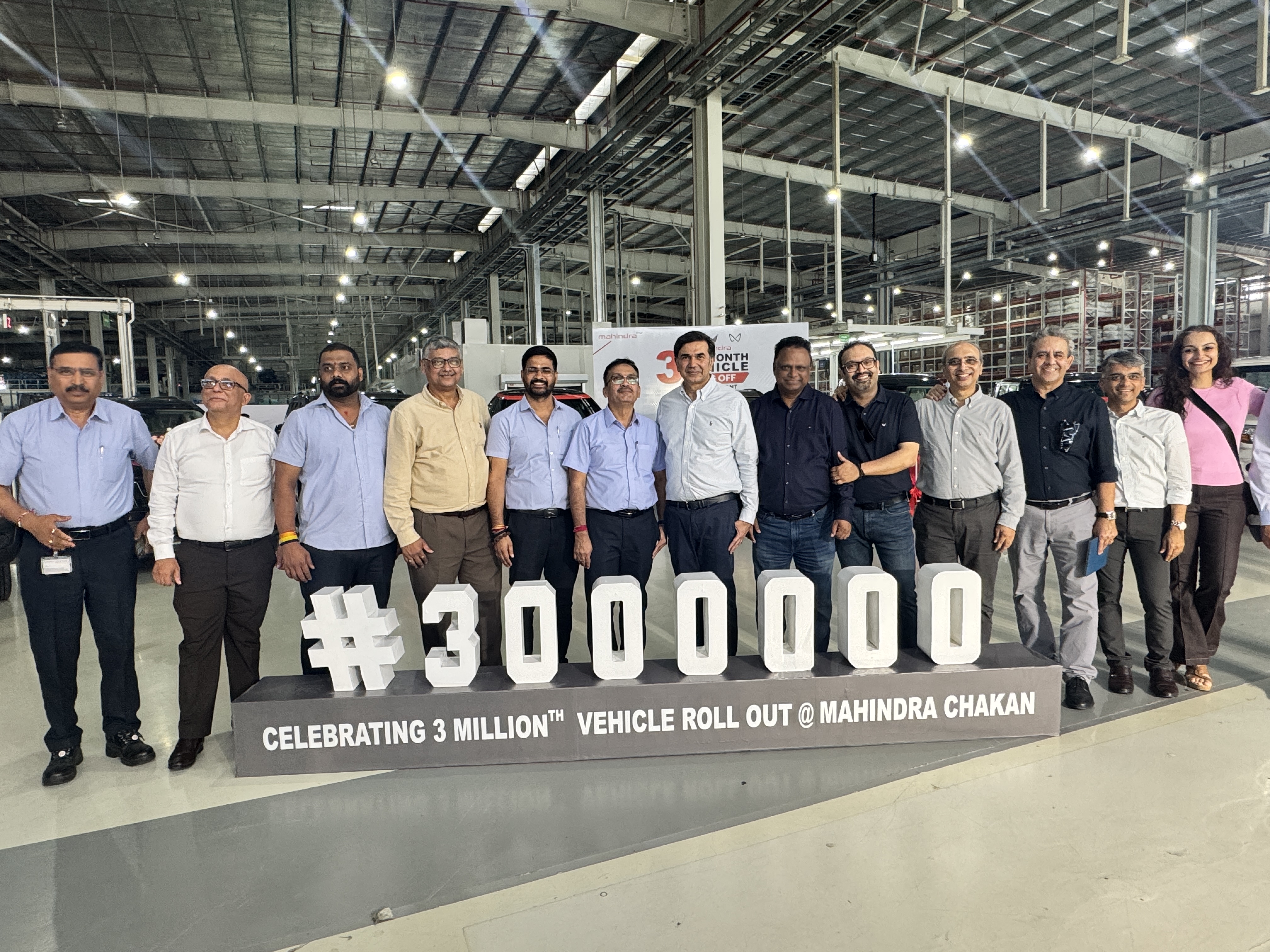 Mahindra&rsquo;s Chakan Manufacturing Facility Rolls Out its Three-Millionth Vehicle, the BE 6
